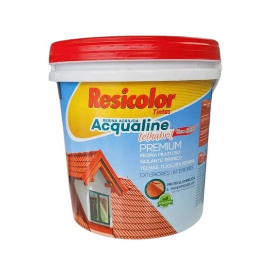 Imagem de Resina Telhabril Acqualine Vermelho Oxido 3,6l  Resicolor