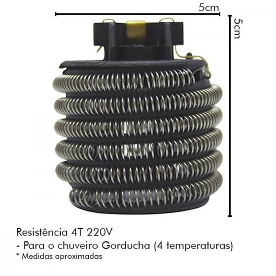 Imagem de Resist.Hydra Corona Ducha Gord 4T 220V