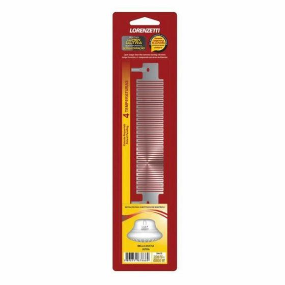 Resistência Bella Ducha Ultra 4T 220V 6800W 3065E - Lorenzetti Menor preço em Resistência Bella Ducha Ultra 4T 220V 6800W 3065E - Lorenzetti