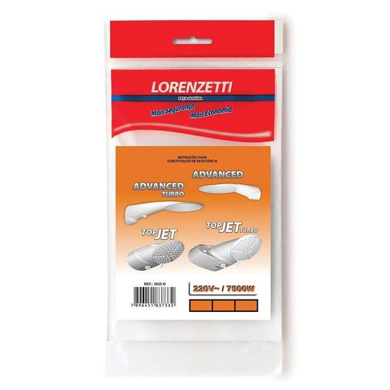 Resistência Chuveiro 3055O Advanced 4 Temperaturas 220v 7500w - Lorenzetti Menor preço em Resistência Chuveiro 3055O Advanced 4 Temperaturas 220v 7500w - Lorenzetti