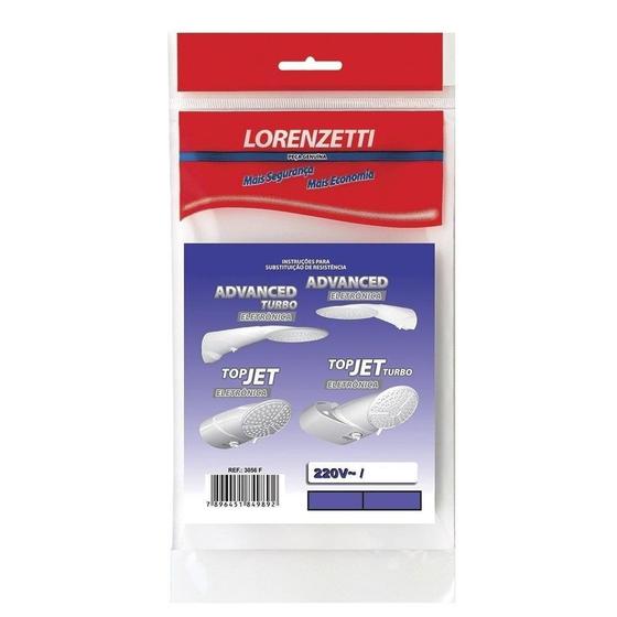 Resistência Chuveiro Eletrônica Advanced/Topjet 220V 7500W - Lorenzetti Menor preço em Resistência Chuveiro Eletrônica Advanced/Topjet 220V 7500W - Lorenzetti