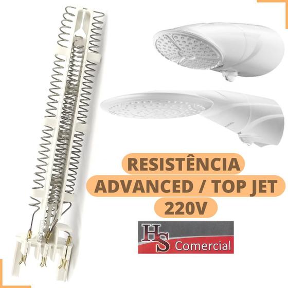Imagem de Resistência Compatível Chuveiro Advanced TopJet 220v 7500w