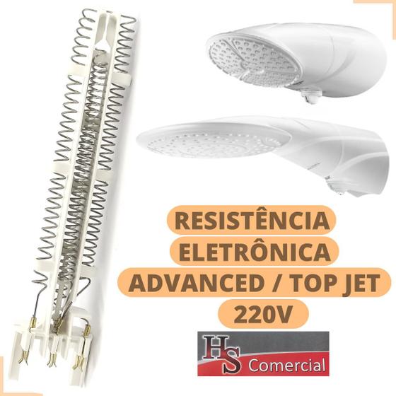 Resistência Compatível Chuveiro Eletrônica Advanced Topjet 220v 7500w Menor preço em Resistência Compatível Chuveiro Eletrônica Advanced Topjet 220v 7500w