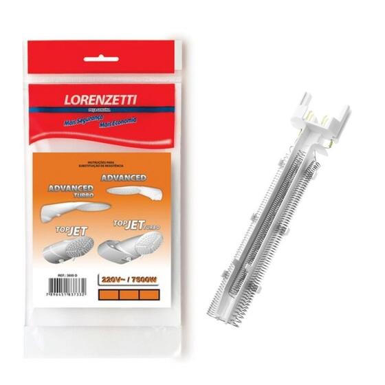 Resistencia Ducha Lorenzetti Advanced Top Jet Multi- 7500w Voltagem 220v Menor preço em Resistencia Ducha Lorenzetti Advanced Top Jet Multi- 7500w Voltagem 220v