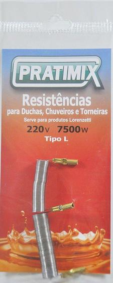 Imagem de Resistencia Duo SHOWER/TURBO 7500W 220V Pratimix LD0275