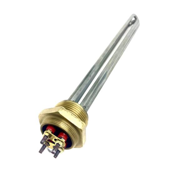 Imagem de Resistência Elétrica Inox Flange 1.1/4 Bifásica 5000w 220v Para Boiler Aquecedor Solar