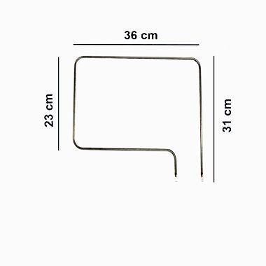 Imagem de Resistencia forno fischer bandeira grande antigo 500w 220v