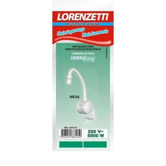 Imagem de Resistencia Loren Easy 3056P 5500W Lorenzetti