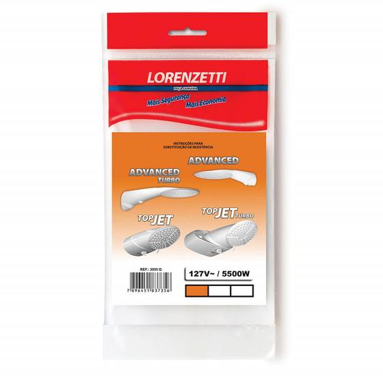 Resistência Lorenzetti Chuveiro Advanced Top Jet 127v 5500w 3055 Q Menor preço em Resistência Lorenzetti Chuveiro Advanced Top Jet 127v 5500w 3055 Q