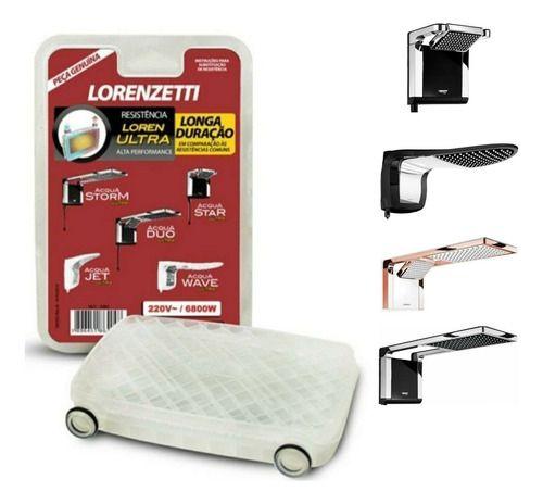 Resistência Lorenzetti Ducha Acqua Ultra 3065b 220v 7800w Menor preço em Resistência Lorenzetti Ducha Acqua Ultra 3065b 220v 7800w
