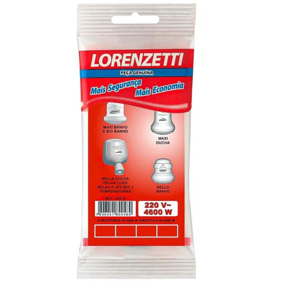 Imagem de Resistência Lorenzetti Original 220v 4.600w para Maxi Ducha, Bello Banho, Torneira Versátil, Maxi Torneira