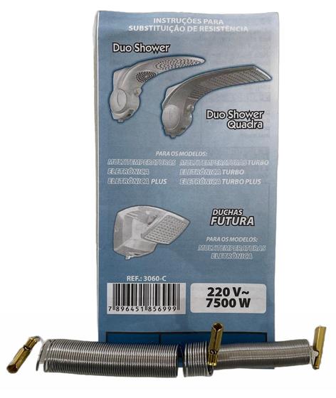 Resistência para Ducha Lorenzetti Futura e Duo Shower 7500W 220V ...