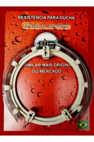Resistência tipo lbd bella ducha 4 t 220v 6800w - wr é boa?