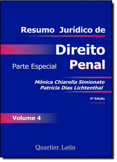 Imagem de Resumo Jurídico de Direito Penal: Parte Especial - Vol.4