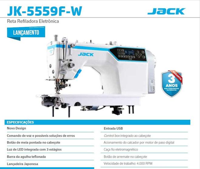 Imagem de Reta com refilador Eletrônica Direct Drive Jack JK-5559FW