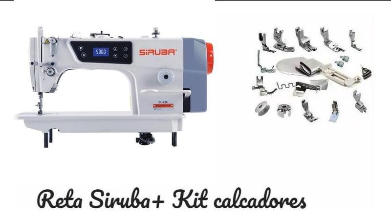 Imagem de Reta Industrial Siruba completa220v + 18 Calcadores-220v