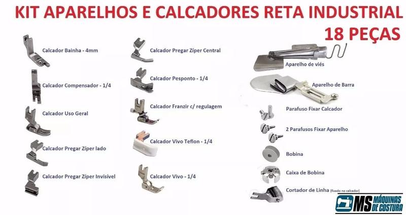 Reta Jack F4 + Kit Calcadores 19 Peças Imagem de Reta Jack F4 + Kit Calcadores 19 Peças
