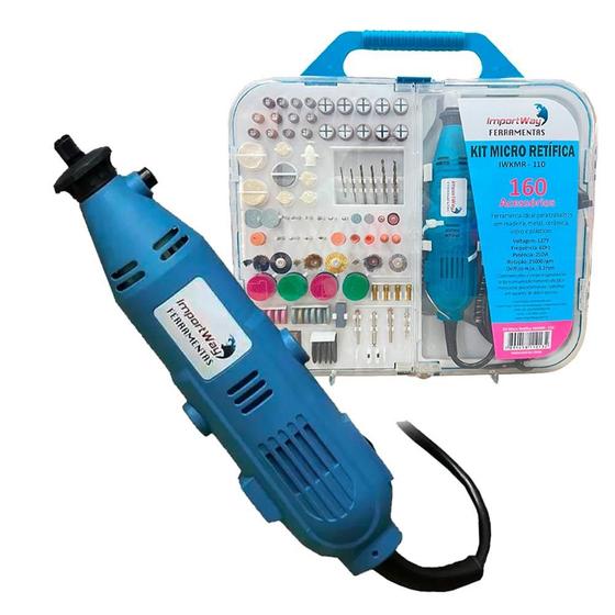 Imagem de Retifica Micro com Kit 160 Pc IWKMR IMPORTWAY