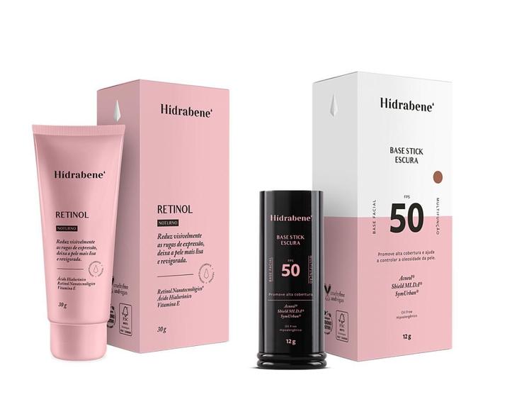 Imagem de Retinol Com Acido Hialurônico + Base Stick Escuro Fps 50