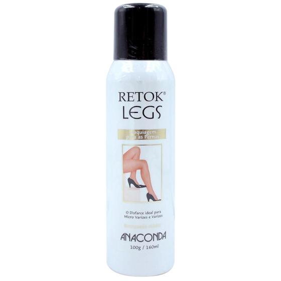 Imagem de Retok Legs Maquiagem Spray Para Pernas Anaconda Média 150Ml