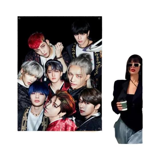 Poster Stray Kids Sur Toile 30x45 Cm - Décoration Murale Kpop Pour Chambre - Impression Haute Qualité