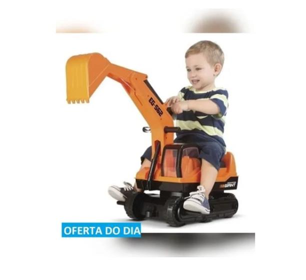 Retroescavadeira Trator Escavadeira Gigante Giant Escavator - Brinquedos Menor preço em Retroescavadeira Trator Escavadeira Gigante Giant Escavator - Brinquedos