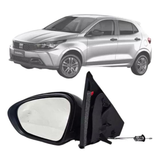 Imagem de Retrovisor Argo Cronos 2017 A 2023 Com Controle Manual
