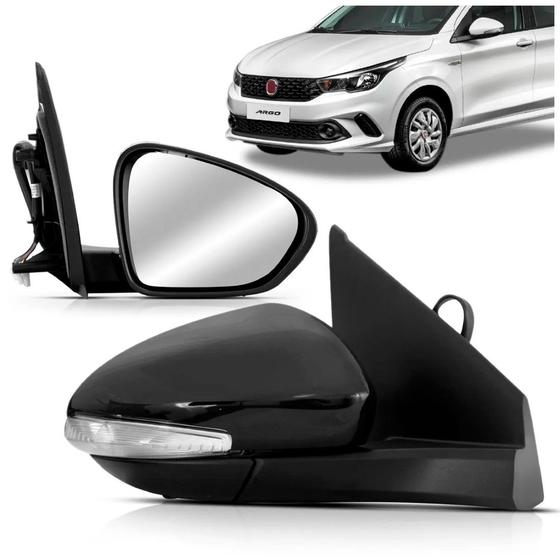 Imagem de Retrovisor Argo Cronos 2017 A 2023 Eletrico Com Pisca Sensor