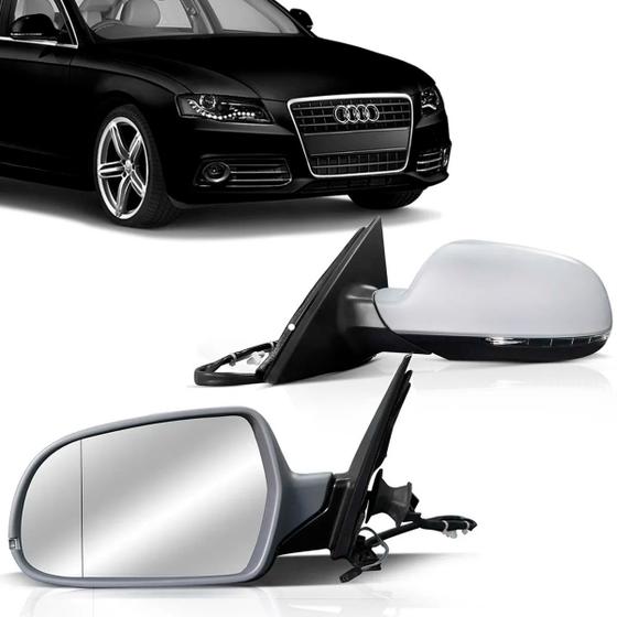 Imagem de Retrovisor Audi A4 2009 A 2012 Retrátil Térmico - Lado Direito (Passageiro)