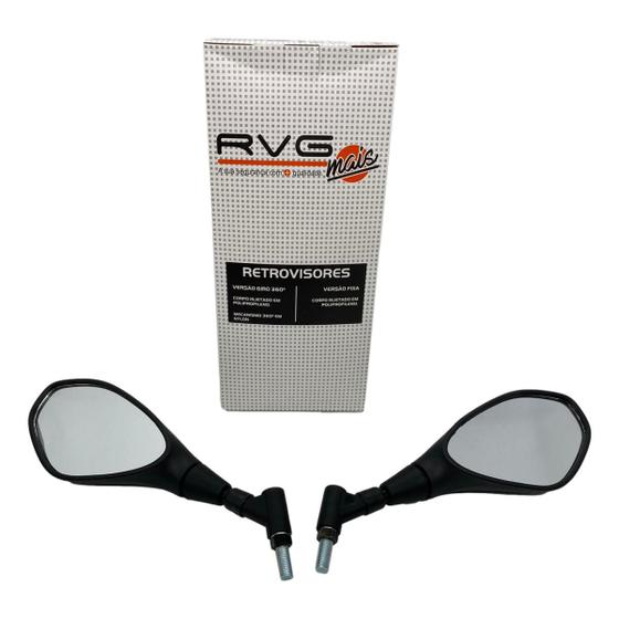 Retrovisor Bmw F800 Gs 650 Lente Comum Giro 360 Rotativo Honda Cg Fan ...