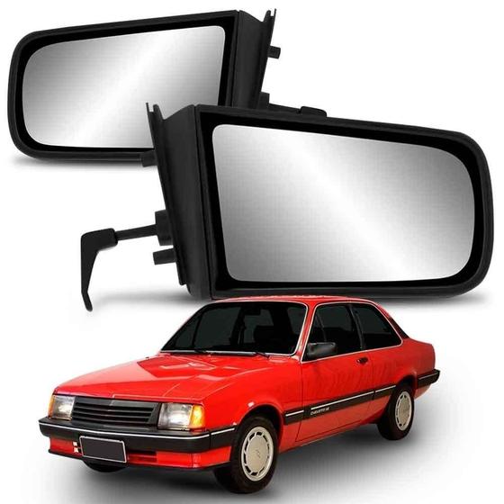 Imagem de Retrovisor Chevette 1987 88 89 90 91 1994 Manual Com Espelho