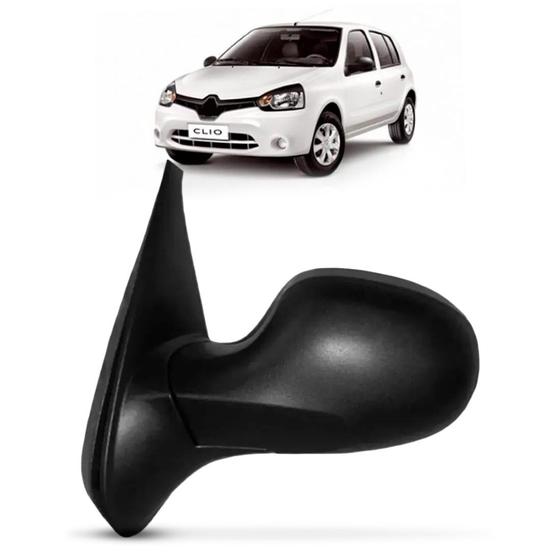 Imagem de Retrovisor Clio 2012 13 14 15 2016 Com Capa Texturizada