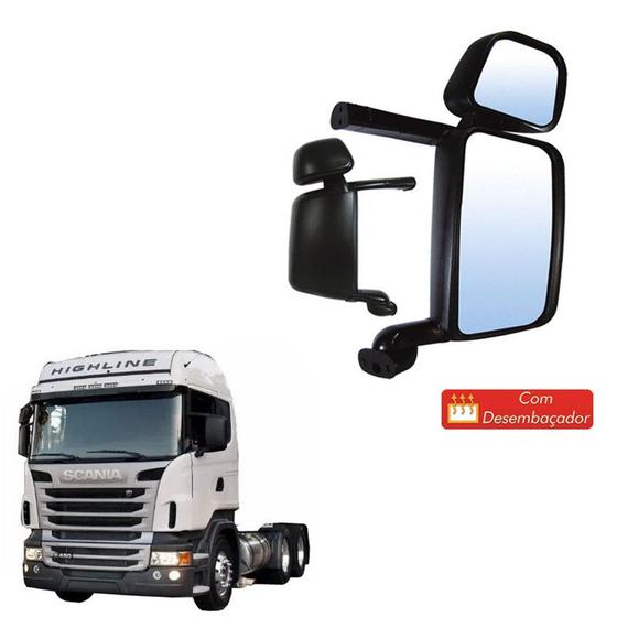 Imagem de Retrovisor Completo Scania Serie 4 E 5 Ld Com Desembaçador