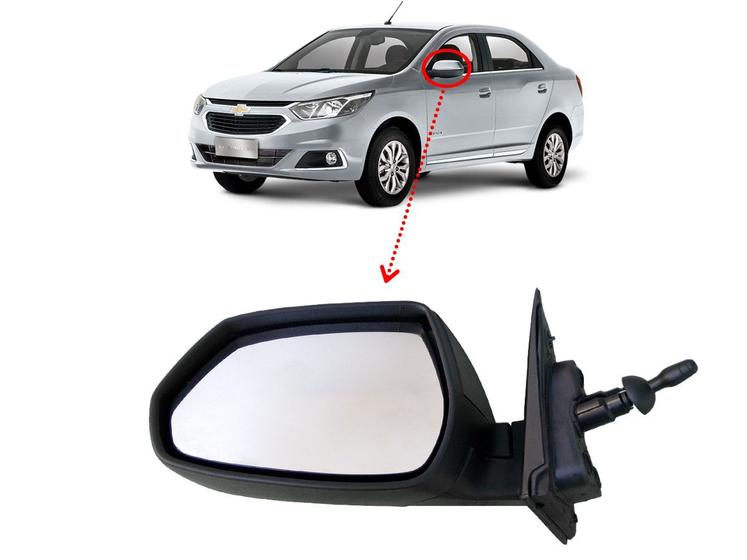 Imagem de Retrovisor Controle interno Esquerdo Chevrolet Cobalt 2012/... EB879