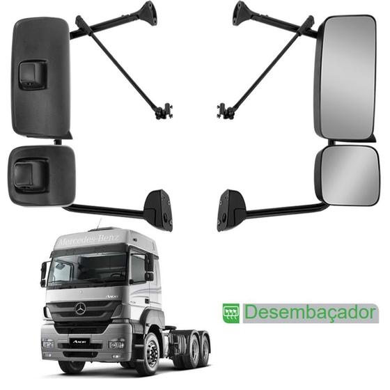 Imagem de Retrovisor e Auxiliar p MB Atego 2007/2013 c Desembaçador LD