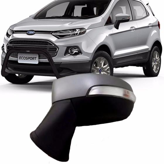 Imagem de Retrovisor Ecosport 2013 2015 2016 Elét Com Pisca