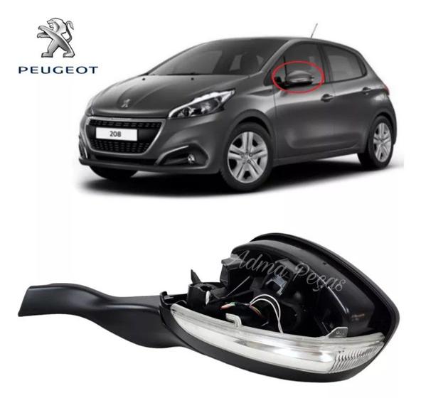 Imagem de Retrovisor Elétrico Peugeot 208 2019 2020 2021 Lado Esquerdo Original