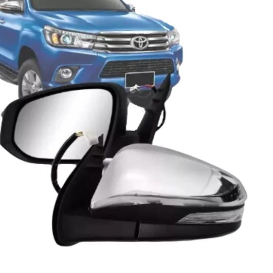 Imagem de Retrovisor Elétrico Toyota Hilux 2016/2022  Lado Esquerdo (Motorista)  Com Pisca