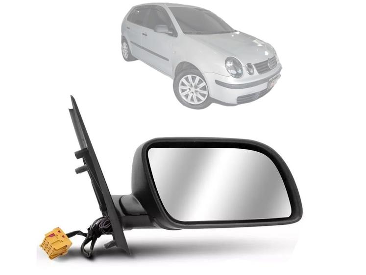 Retrovisor Eletrico VW Polo Convexo 02 a 10 Lado Direito EB084 Menor preço em Retrovisor Eletrico VW Polo Convexo 02 a 10 Lado Direito EB084