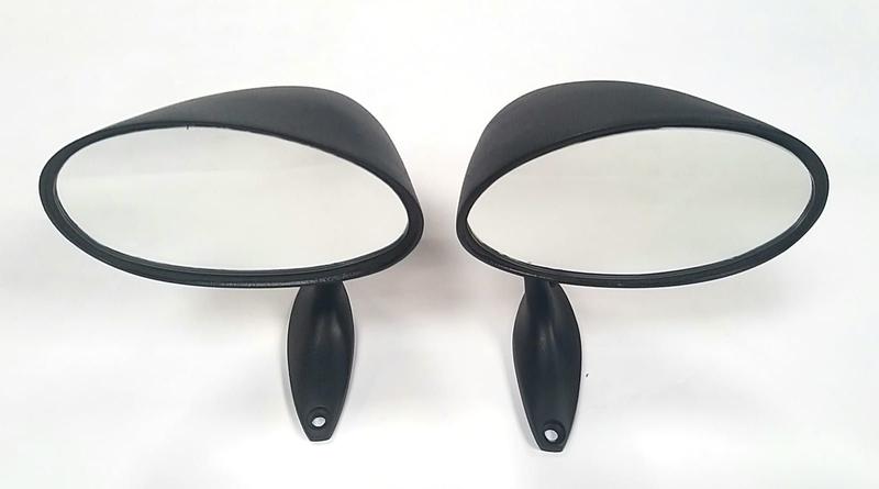 Retrovisor Espelho Fiat 147 Metal Preto Rallye - Par Menor preço em Retrovisor Espelho Fiat 147 Metal Preto Rallye - Par