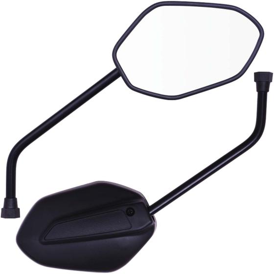 Imagem de Retrovisor espelho moto CG125 CG150 CG160 Fan Titan Start 2014 em diante 10mm Lente Plana Honda Par