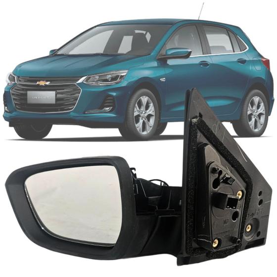 Imagem de Retrovisor Esquerdo (motorista) Chevrolet Onix Plus Sedan Hatch 2020 2021 Elétrico Sem Sensor