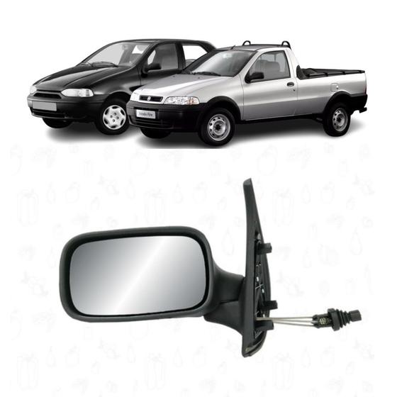 Imagem de Retrovisor Externo Esquerdo C Controle Palio Strada 2p 96 00