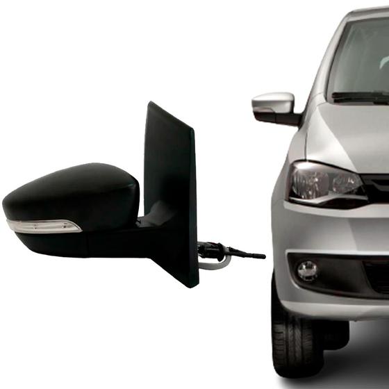 Imagem de Retrovisor Externo Fox Spacefox Crossfox 03/08 com Controle e Pisca Ld 2/4p