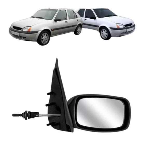 Imagem de Retrovisor Fiesta 1996 A 2001 - 2/4 Portas C/controle Manual
