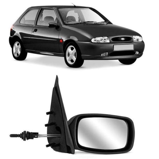 Imagem de Retrovisor Fiesta 1996 a 2001 Direito com Controle Retrovex