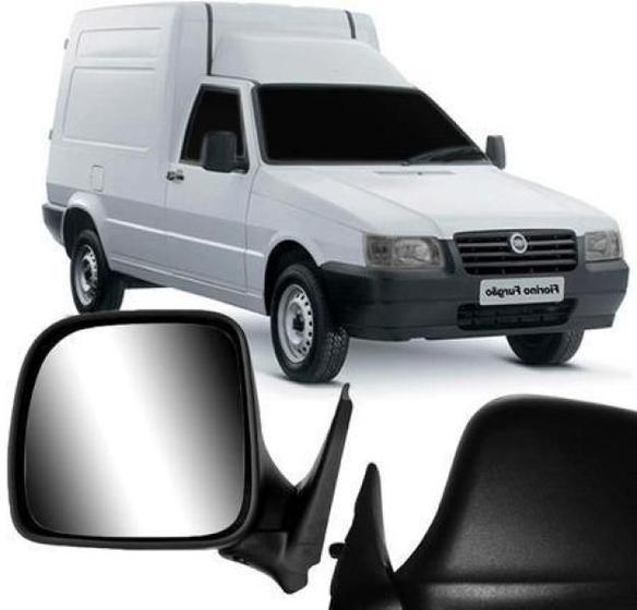 Imagem de Retrovisor Fiorino Fiat 2011 2012 2013 Regulagem Manual