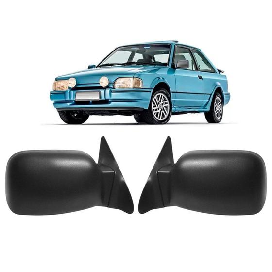 Imagem de Retrovisor Ford Escort 87 a 95 Preto Escolha o Lado