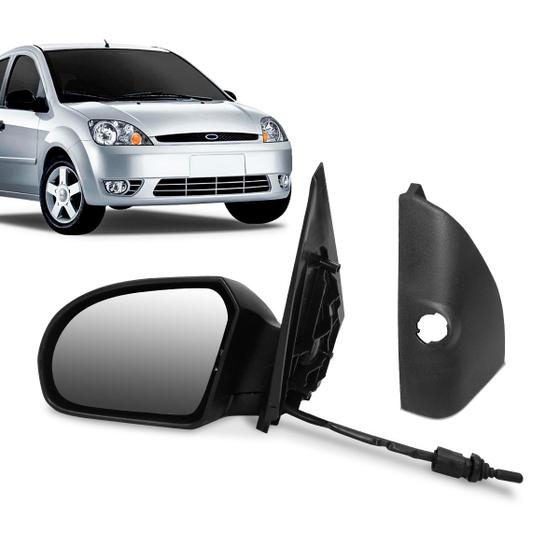 Imagem de Retrovisor Ford Fiesta 2002 a 2014 4P c/c e acabamentos