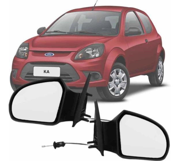 Imagem de Retrovisor Ford Ka 2009 a 2013 Com Controle Esquerdo